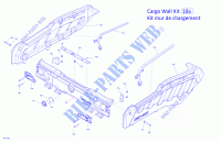 Kit de pared para caja de carga para Can-Am OUTLANDER MAX 6X6 650 2019