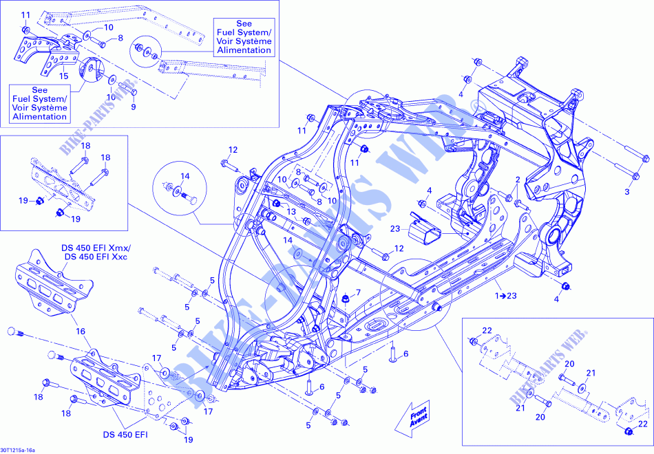 BASTIDOR para Can-Am DS 450 2015