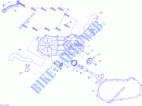 Cubierta CVT y arranque a patada para Can-Am MINI DS 70 2014