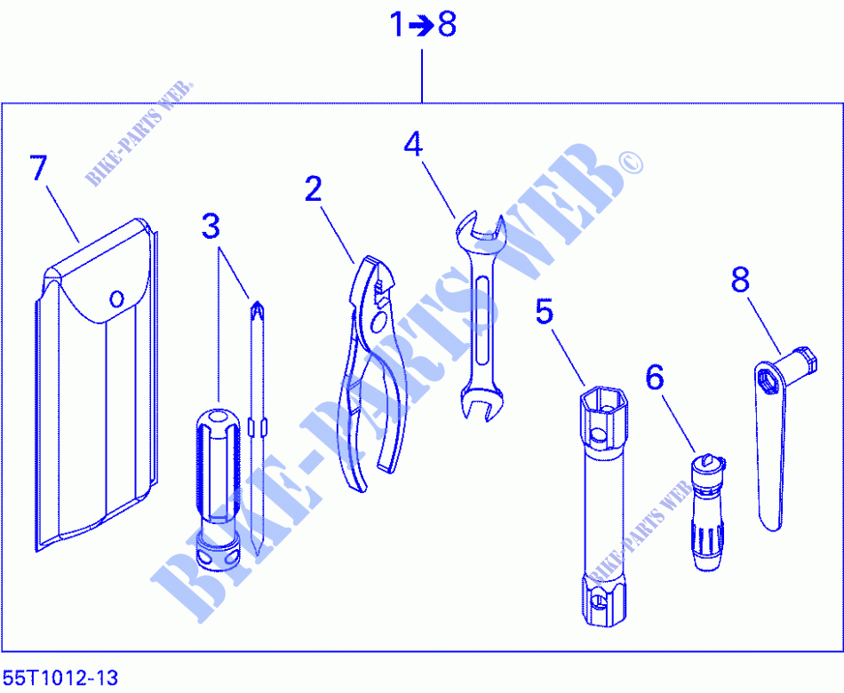 Caja de herramientas para Can-Am DS X XC / X MX 450 2010