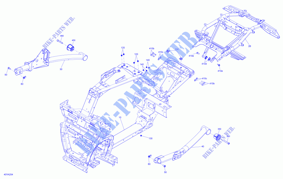 BASTIDOR para Can-Am SPYDER F3 LIMITED DARK EDITION (BUILT AFTER 09/2020) 2021