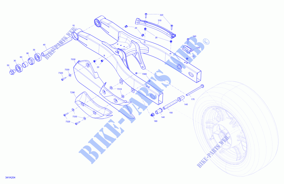 SUSPENSIÓN TRASERA para Can-Am SPYDER F3 T (BUILT AFTER 09/2020) 2021