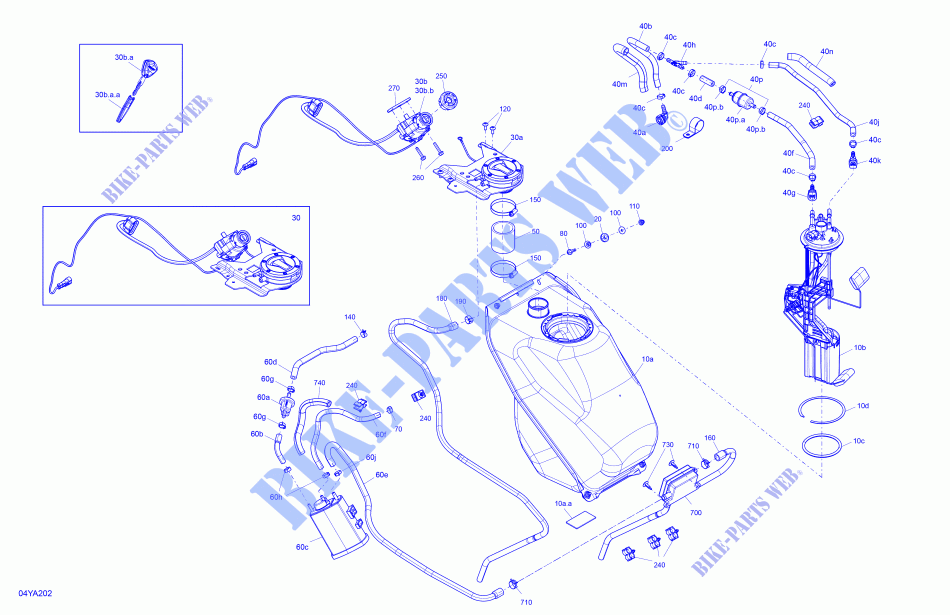 Motor   DEPOSITO DE GASOLINA para Can-Am SPYDER F3 T (BUILT AFTER 09/2020) 2021