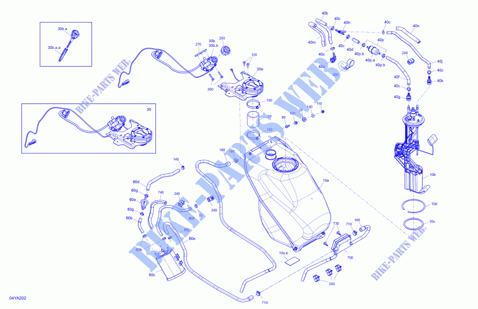 Motor   DEPOSITO DE GASOLINA para Can-Am SPYDER F3 (BUILT AFTER 09/2020) 2021