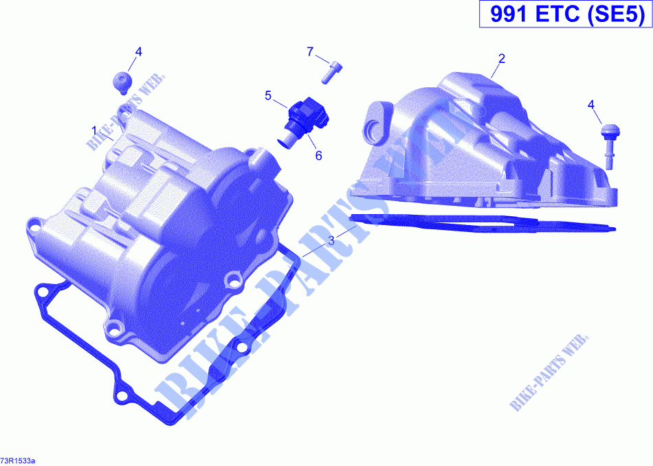 Tapa de la válvula para Can-Am SPYDER ST-S SE5 2015