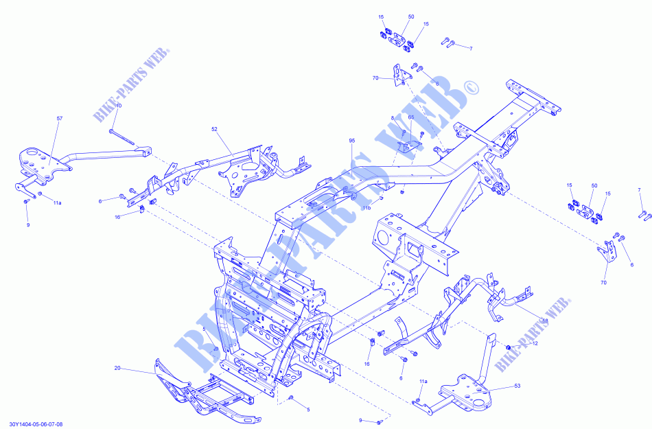 BASTIDOR para Can-Am SPYDER RS-S SM5 2014