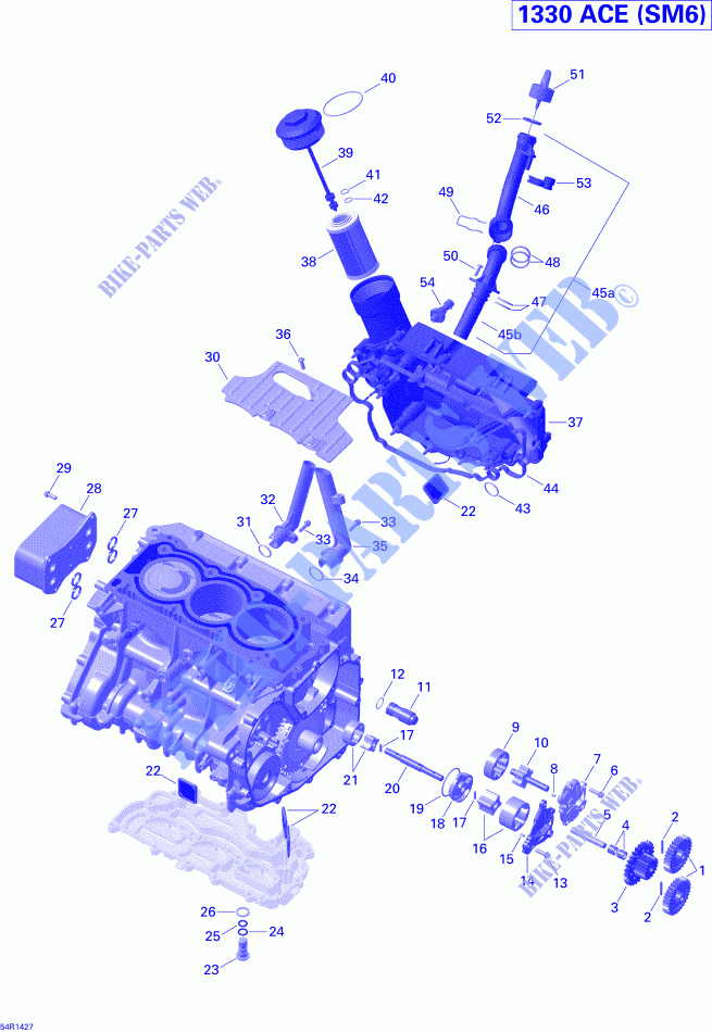 Lubricación del motor para Can-Am SPYDER RT-S SM6 2014