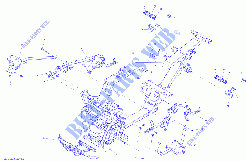 BASTIDOR para Can-Am SPYDER RS SM5 2014