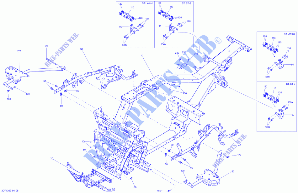 BASTIDOR para Can-Am SPYDER RS / RS-S SE5 2013