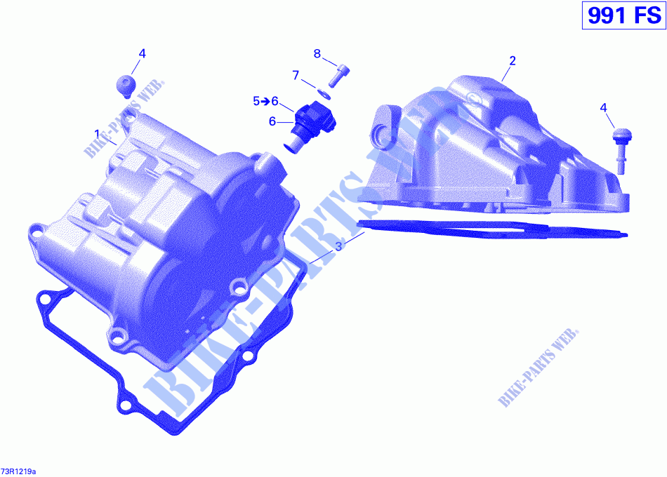Tapa de la válvula para Can-Am SPYDER RS SM5 2012