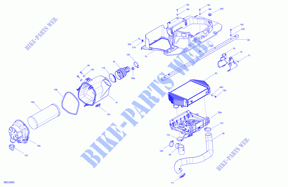 Motor   ADMISION para Can-Am MAVERICK TURBO RR X RS 2021
