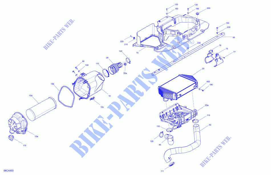 Motor   ADMISION para Can-Am MAVERICK TURBO R 2021