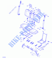 Montaje del cojín del asiento para Can-Am TRAXTER HD8 2018