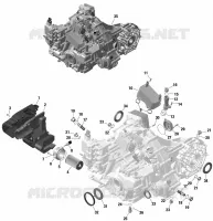 01- ROTAX - GEARBOX AND COMPONENTS  Maverick R X RS 7ARJ motocicletas-canam 2024 Maverick R X RS img_8