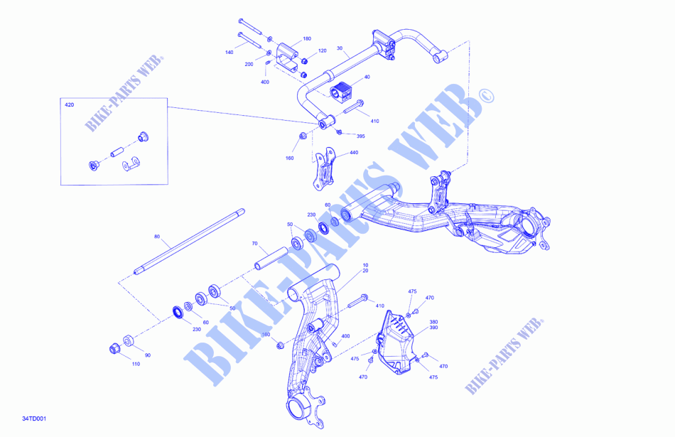 05  Suspension   Rear Components para Can-Am Outlander X MR 1000R EFI 4X4 2024