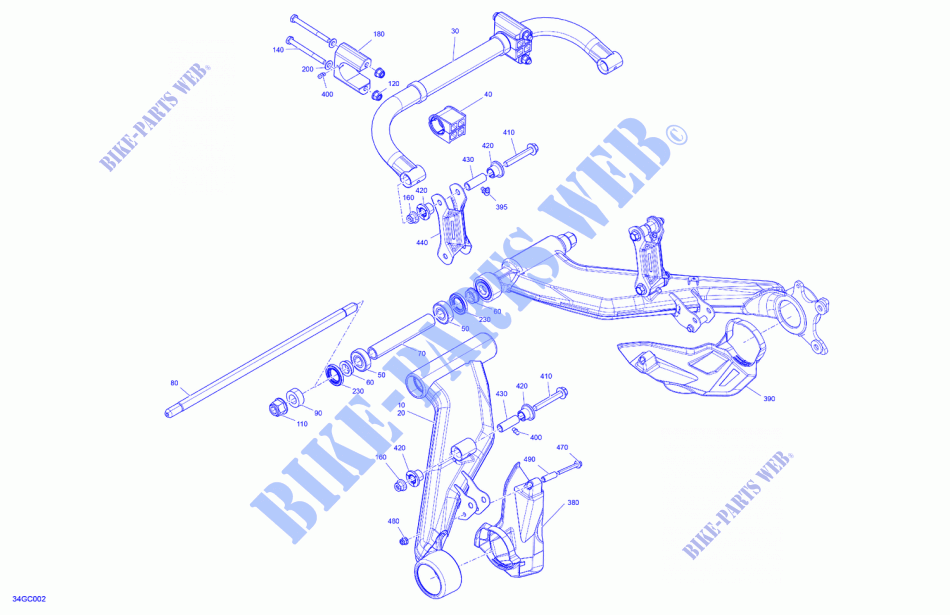 05  Suspension   Rear Components para Can-Am Outlander DPS 450 EFI 2023