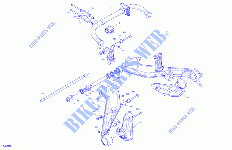 05  Suspension   Rear Components para Can-Am Outlander XU 570 EFI 2023