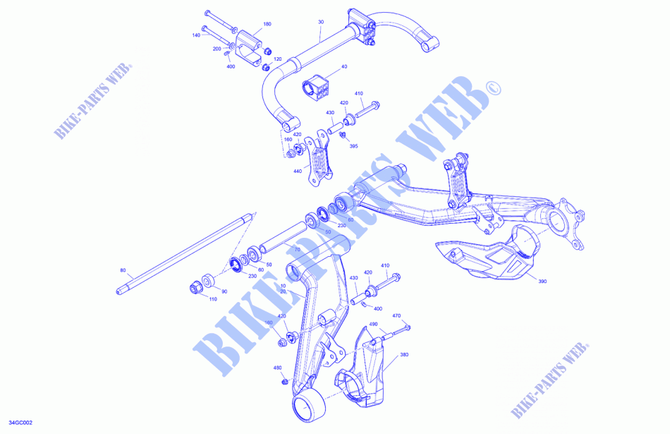 05  Suspension   Rear Components para Can-Am Outlander MAX DPS 450 EFI 2023